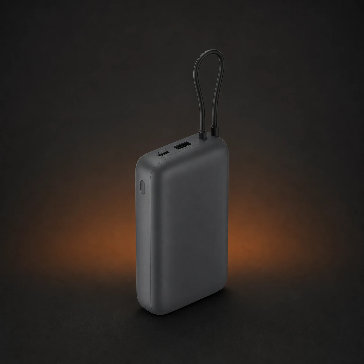 Xiaomi Power Bank 20000mAh (cable integrado), modelo negro